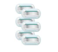 Gillette Venus Pro Smooth Sensitive - Juego de 6 recambios de afeitadora para pieles sensibles, autépticas, cartuchos de 3 hojas y con un toque de aloe vera contra la irritación debido al afeitado