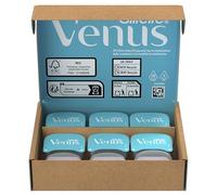 Gillette Venus Smooth, 16 maquinillas de afeitar para mujer, con 3 cuchillas ultra afiladas y tira de lubricación SkinCushion para proteger la piel contra la irritación de afeitado