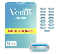 Gillette Venus Smooth Maquinilla Depilación Mujer, 16 Recambios