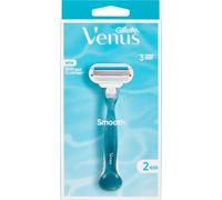 Gillette Venus Smooth, para mujer, 1 manga, 2 recambios de cuchillas, 3 hojas que se ajustan a las curvas
