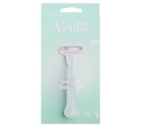 Gillette Venus Smooth Sensitive, Afeitadora para Mujer, 1 Mango Reutilizable + 2 Recambios de Cuchillas