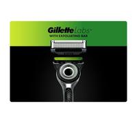 GilletteLabs Cuchillas de Afeitar Hombre, Pack de 12 | Recambios para Maquinillas de Afeitar con 5 Hojas Y Banda Lubricante, Compatible con Todas Las Maquinillas Gillette Labs