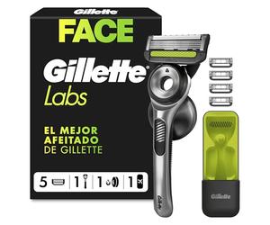 GilletteLabs Maquinilla de Afeitar para Hombre con 5 Recambios