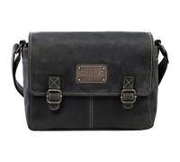 Gillis Bandolera de piel para fotos Trafalgar negro vintage