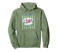 Gilmore Girls All In Sudadera con Capucha, Unisex para Adultos, Verde Salvia, XL