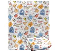 GILMORE GIRLS Blanket, 152 x 127 cm Dragonfly Inn and Lukes Silky Touch Super Soft Throw Blanket
