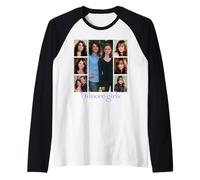 Gilmore Girls Character Squares Camiseta Manga Raglan