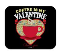 Gilmore Girls Coffee is My Valentine - Alfombrilla de mouse fina de perfil bajo