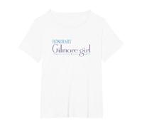 Gilmore Girls Honorary Gilmore Girl Camiseta, Mujer Tallas Grandes, Blanco, 2XL Grande