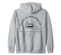 Gilmore Girls I Live in a Two Worlds Sudadera con Capucha