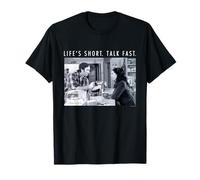 Gilmore Girls Life'S Shirt. Talk Fast. Luke and Lorelai Camiseta