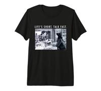 Gilmore Girls Life'S Shirt. Talk Fast. Luke and Lorelai Camiseta Premium