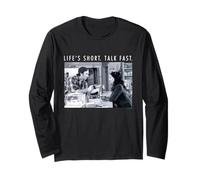 Gilmore Girls Life'S Shirt. Talk Fast. Luke and Lorelai Manga Larga