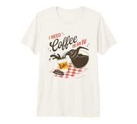 Gilmore Girls Mother's Day I Need Coffee In An IV Camiseta Premium