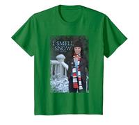 Gilmore Girls Smell Snow Navidad Camiseta, Niños, Verde Kelly, 2 años
