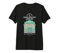 Gilmore Girls Stars Hollow Library Camiseta Premium
