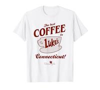 Gilmore Girls The Best Coffee Camiseta, Hombre, Blanco, M