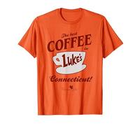 Gilmore Girls The Best Coffee Camiseta, Hombre, Naranja, S