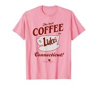 Gilmore Girls The Best Coffee Camiseta, Hombre, Rosado, L