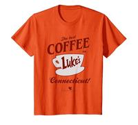 Gilmore Girls The Best Coffee Camiseta, Niños, Naranja, 4 años
