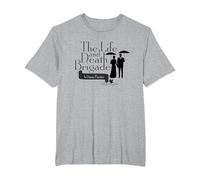 Gilmore Girls The Life and Death Brigade Camiseta, Hombre Tallas Grandes, Gris Jaspeado, 4X Alto
