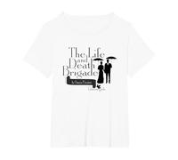 Gilmore Girls The Life and Death Brigade Camiseta, Mujer Tallas Grandes, Blanco, 3XL Grande