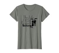 Gilmore Girls The Life and Death Brigade Camiseta, Mujer, Verde Militar Jaspeado, 3XL