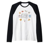 Gilmore Girls Welcome to Stars Hollow Icons Camiseta Manga Raglan