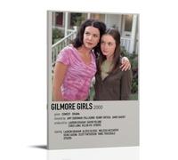 Gilmore GirlsArt - Pintura decorativa impermeable y resistente a las manchas, sala de estar, estudio, cafetería, pintura de pared, instalación gratuita, fácil de limpiar, opción de regalo preferida