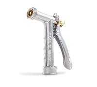 Gilmour 857302-1001 - Boquilla de Agarre de Pistola de Zinc con Frontal roscada, Color Plateado