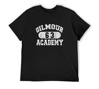 Gilmour Academy 63 Rock Music 70'S Disco Unisex 100% Cotton Short-Sleeve T-Shirts Black XXL