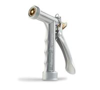 Gilmour Boquilla de manguera de jardín de metal de servicio medio, boquilla de manguera de agua para regar jardín o césped