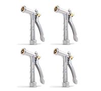 Gilmour Boquilla de pulverización de manguera de metal sólido con parte delantera roscada - riego de jardín - 573TF, paquete de 4