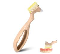 GILWUMO 1 Cepillo Limpiador para Prótesis Dentales - Higiénico para Prótesis Removibles, Retenedores y Aparatos de Ortodoncia - Función Antibacteriana - 16 x 5 cm