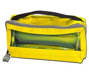 GIMA 1483 E3 - Bolsa rectangular acolchada con ventana y asa, color amarillo