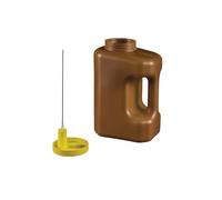 GIMA 25984 Recipiente de orina 24 horas con sistema de aspiración, 3000 ml de capacidad, paquetes de 30