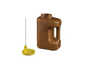 GIMA 25984 Recipiente de orina 24 horas con sistema de aspiración, 3000 ml de capacidad, paquetes de 30