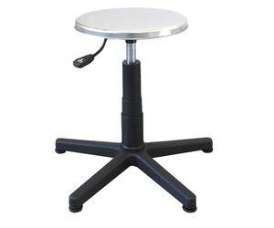 GIMA 27949 Taburete con asiento inoxidable y patas, 45-64 cm de altura ajustable