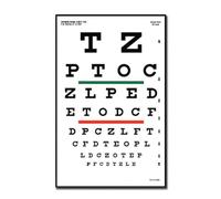Gima 31303 Snellen - Mesa optometrica (23 x 35,5 cm, 6,1 m)