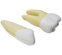 Gima 40213 Juego 3 dientes canino, desbastar acodado, Incisivo