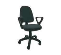 gima 45076 silla diseño, con reposabrazos, piel sintética, azul, 1 pieza