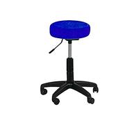 Gima 45210 taburete plástico skay ajustable, negro