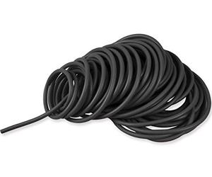 Gima 47064 Bobina Tubo Látex, 25 m x 3.5 mm, X-Resistente, Negro