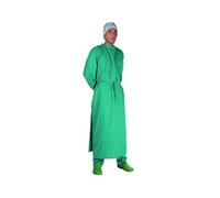 GIMA Bata quirúrgica - Talla 58 - 62 - Color verde - Para médicos y enfermeras