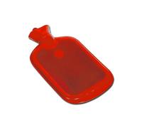 Gima - Bolsa de agua caliente 100% goma, con 2 lados laminados, para aliviar dolores y calambres musculares, para calentar en caso de frío o humedad, Rojo, 28601