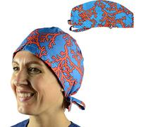 GIMA Campana de varios patrones quirúrgicos de popelina pura de 40 algodón de alta calidad, absorbente, altamente transpirable, sin látex