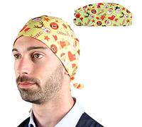 GIMA Capó varios patrones quirúrgicos de 100% algodón de popelina pura de alta calidad 40, absorbente, altamente transpirable, sin látex