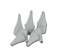 GIMA Cascos desechables para espéculo 31506, de Gima. Compatible con Riester. Diámetro 2,5 mm. gris, paquete 250