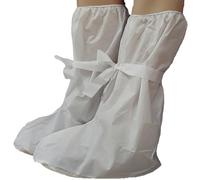 Gima - Cubrebotas, Cubrezapatos, con Suela Antideslizante, Microporoso, Desechable, Adherente, Protector, Antipolvo, con Cordones, Borde Elástico, Tipo 5B-6B EN 14126, EPI Clase III, 40 uds