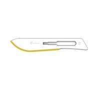 GIMA - Cuchilla desechable estéril, en acero inoxidable Diamantine, n. 10, paquete de 100, 27010